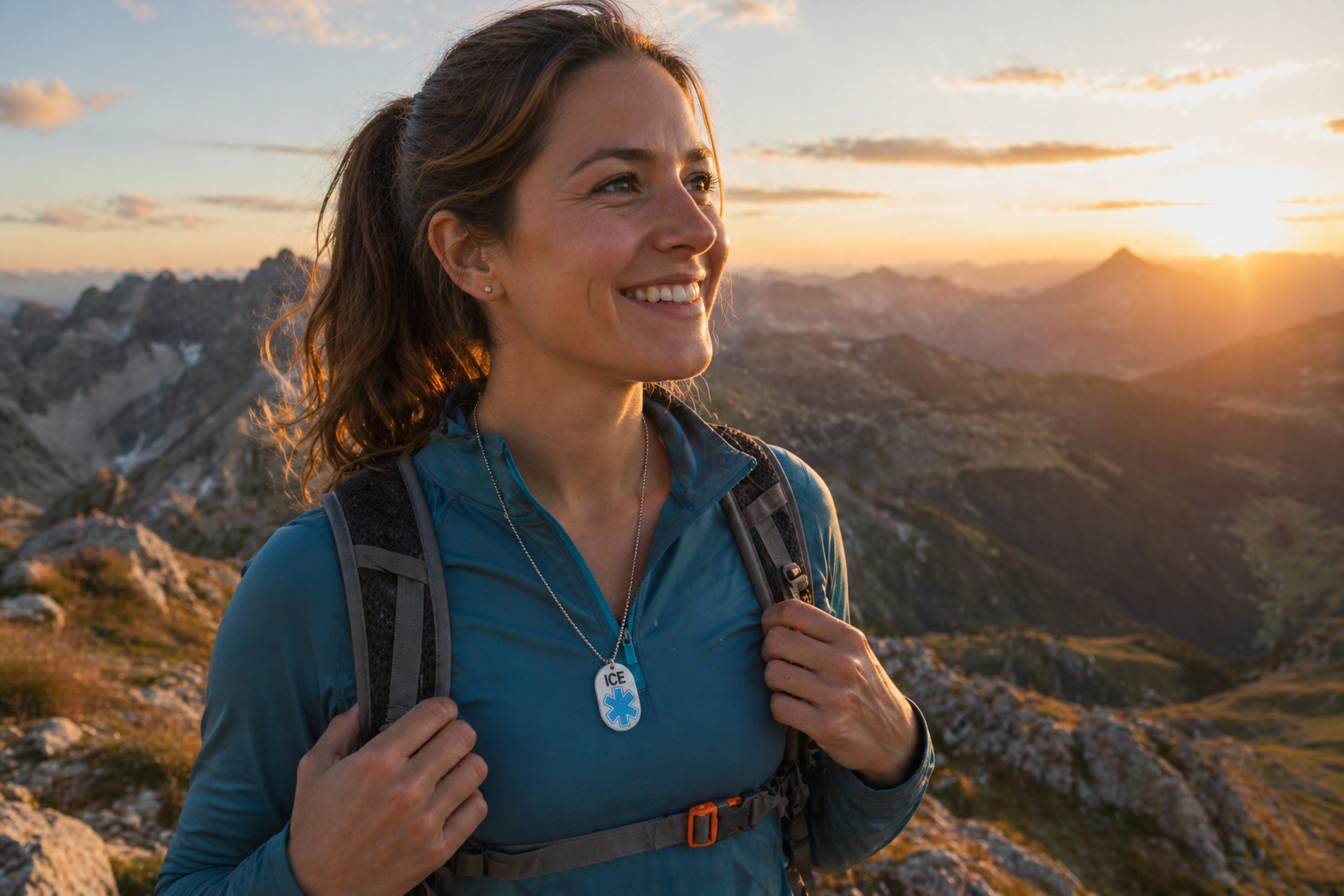 Climber on mountain